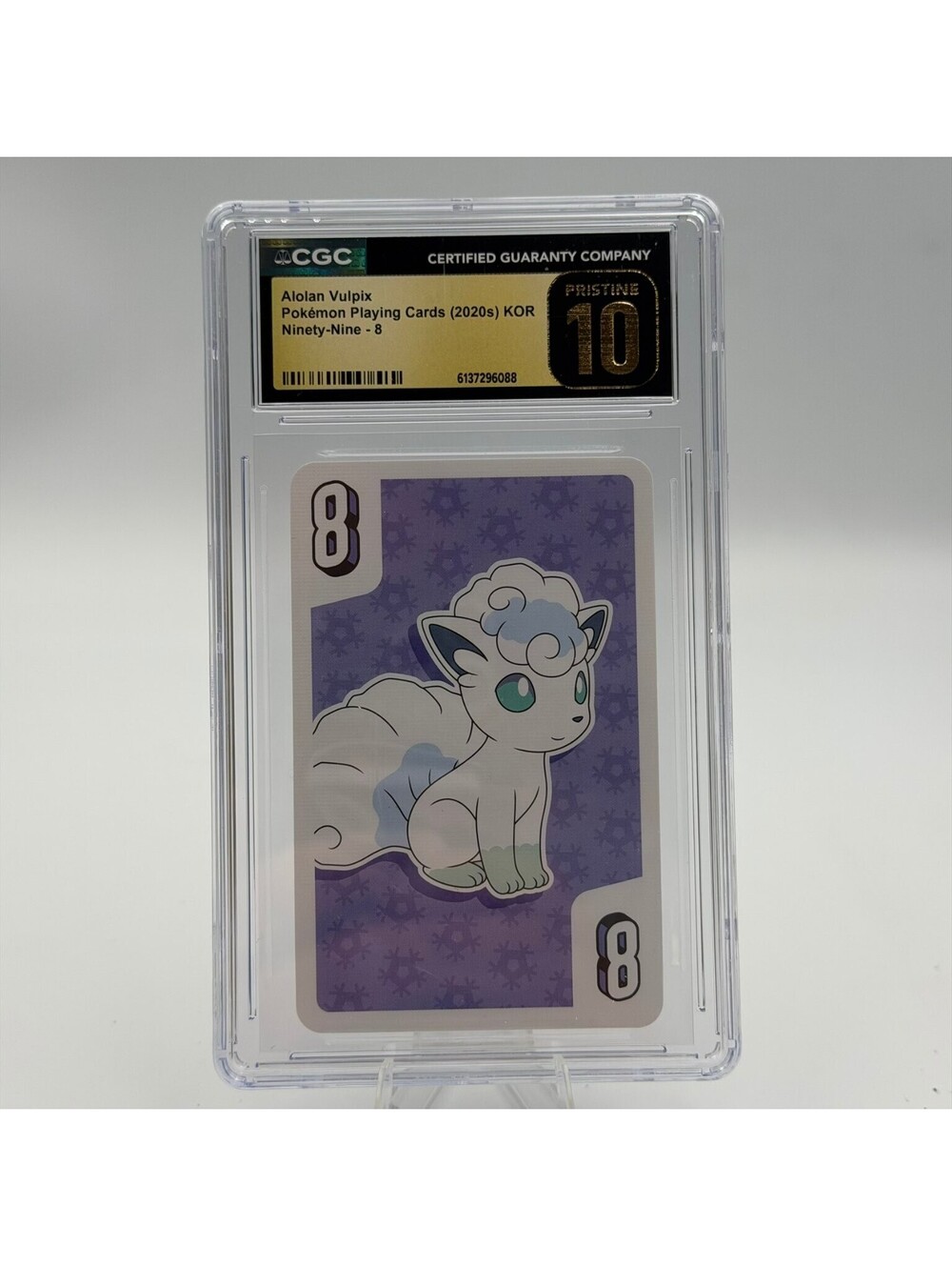 Pokemon Alolan Vulpix 2020 Ninety-Nine CGC Pristine 10 #8 KOR